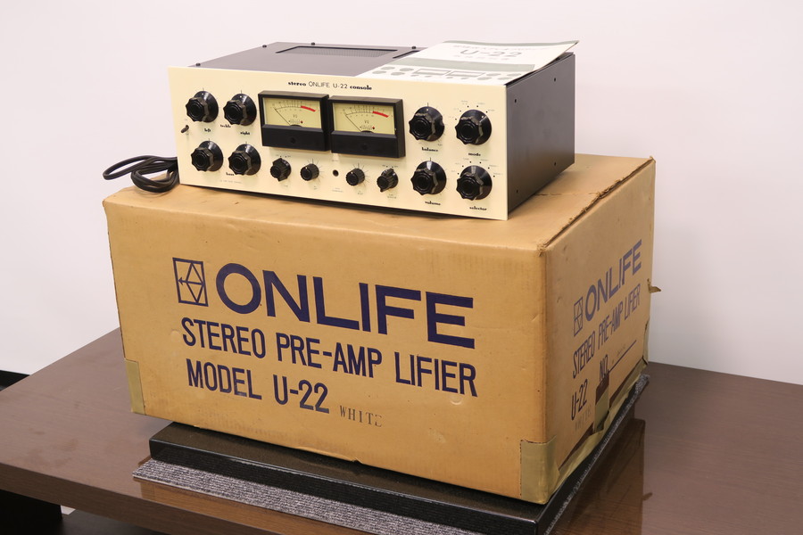 ONLIFE Research U-22 真空管 ONLIFE Research U-22 真空管プリアンプ TELEFUNKEN ECC83 & ECC82