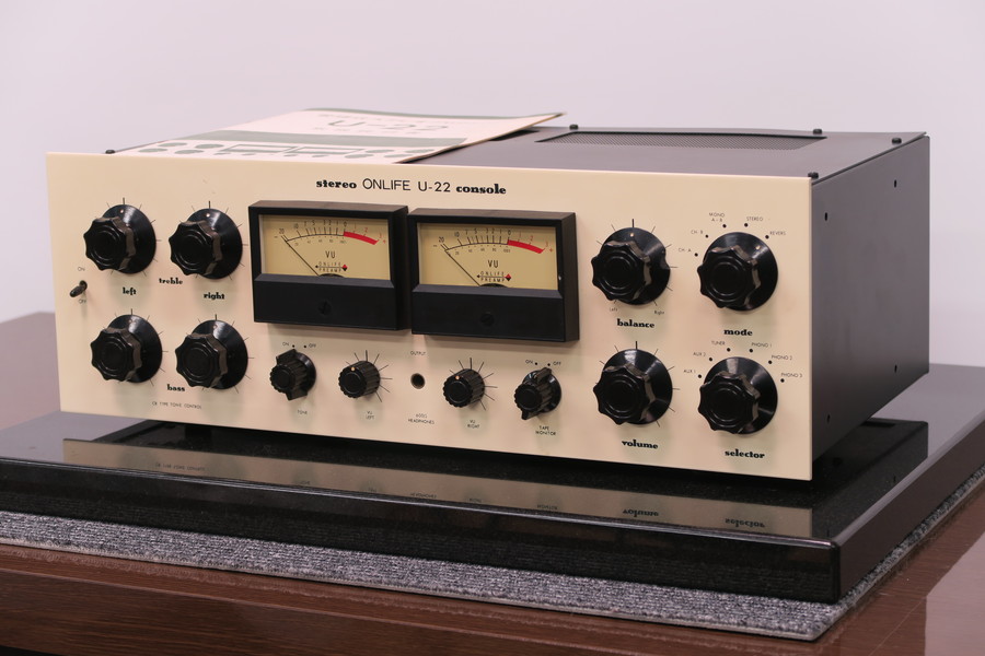 ONLIFE Research U-22 真空管プリアンプ TELEFUNKEN ECC83 & ECC82