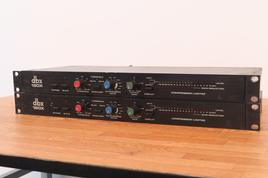 dbx 160X モノラルコンプレッサー ペア (2台) 定番コンプ ステレオ