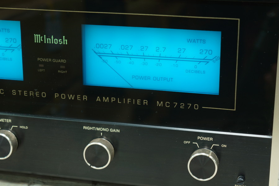 McIntosh MC7270 マッキントッシュ ステレオパワーアンプ 270W+270W(8