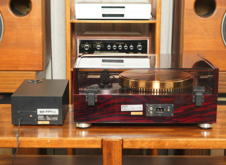 【美品】 MICRO SX-777 AIR + FR-64fx マイクロ精機 砲金ターンテーブル エアフロート 【整備済】@R09169 R09169