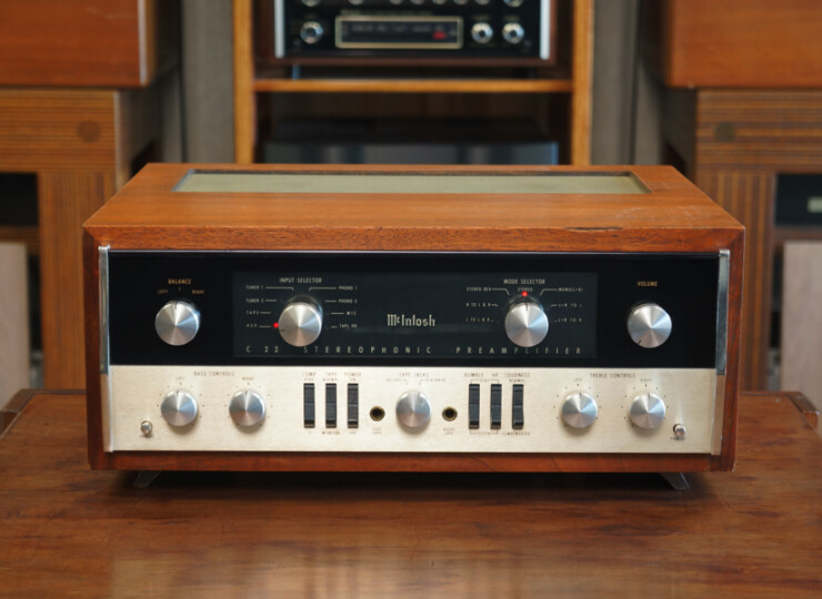 McIntosh C22 マッキントッシュ オリジナル (1963 – 1972)/ 真空管 TELEFUNKEN ECC83 搭載 ...