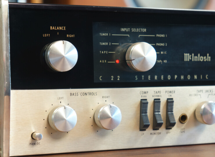 McIntosh C22 マッキントッシュ オリジナル (1963 – 1972)/ 真空管 TELEFUNKEN ECC83 搭載 ...